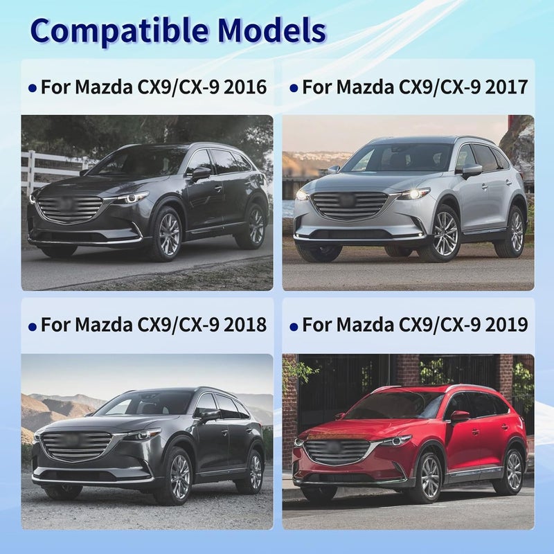 Getfarway بديل زجاج شاشة اللمس 8 بوصة لنظام الملاحة مناسب لمازدا CX9 CX-9 2016 2017 2018 2019 استبدال# TK49-611J0، TK49-611JA، TK49-611JB - Image 2